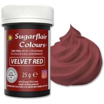 Best food colors for red velvet cakes
