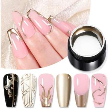 chrome powders + gels.