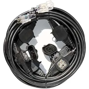 Heavy Duty Edison AC Cables 10ga-14ga