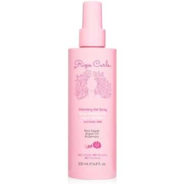 Curly dyed hair products