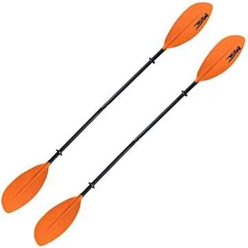 Orange Package For Fishing Kayaks. Quality Paddle, Parts and Brocraft Rod Mount