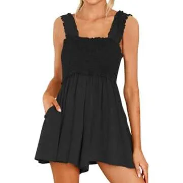 Comfy Smocked Ruffle Romper
