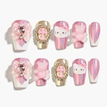 Kawaii press on nails