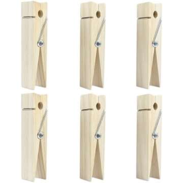 Giant Clothespin Wall Hook