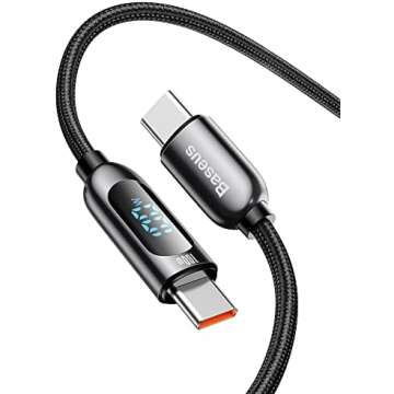 Fast Charging Cable with LED Display