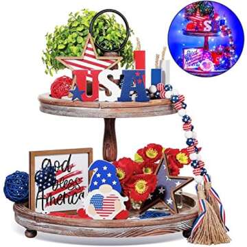 Red, White and Blue Home Decorating