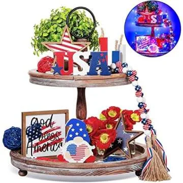 Red, White and Blue Home Decorating