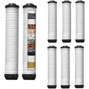 Shower head and filter replacements