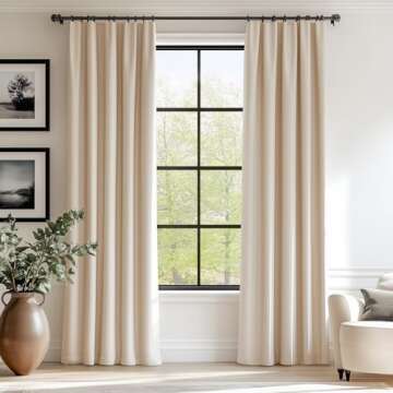 Curtains and curtain rods