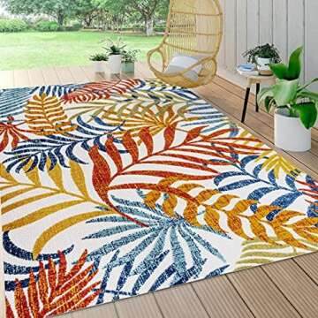 2025 Trending Colorful Spring Outdoor Rugs