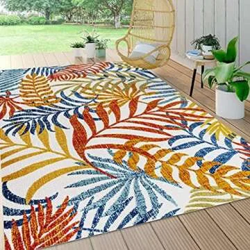 2025 Trending Colorful Spring Outdoor Rugs