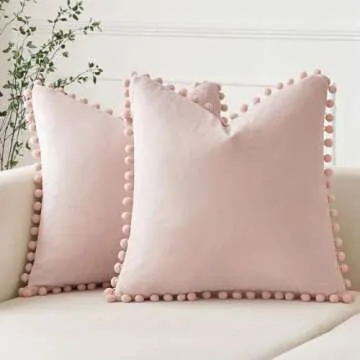 Fundas rosa bajito medida 20x20