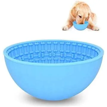 Slow feeding dog bowls