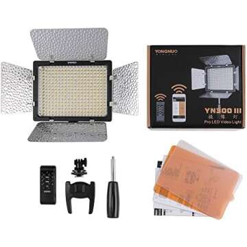 Camera, studio gear and production