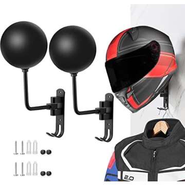 Motorcycle Helmet Racks