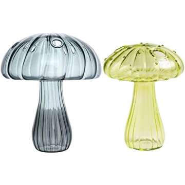 Glass Mushroom Vase