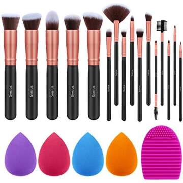 Makeup and brushes