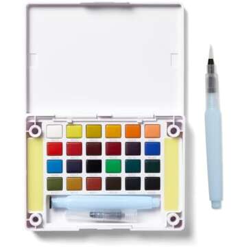 Products used in my watercolor essentials class