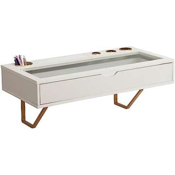 How to Create a Floating Makeup Vanity