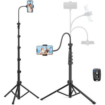 Tripod, Lav Mic, & CellPhone Stand