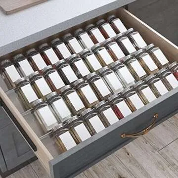 Spice Drawer Organization