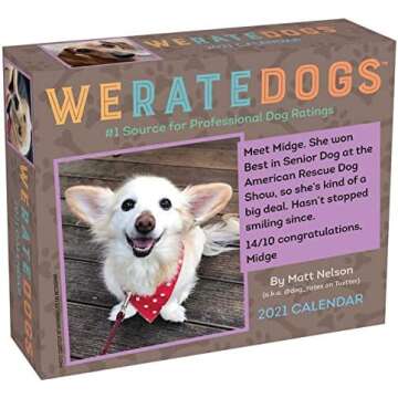 We Rate Dogs 2021 Calendar