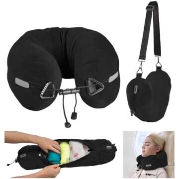 Extra Packing Room Disguised as Travel Pillow!