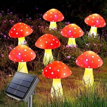 Mushroom Solar Lights