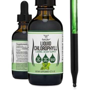 Chlorophyll liquid supplements
