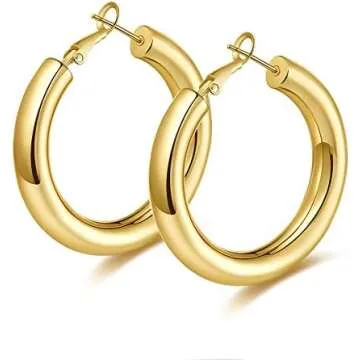 AMAZON GOLD HOOPS