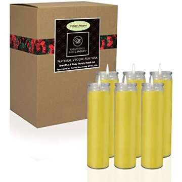 Spiritual Novena Glass Candles