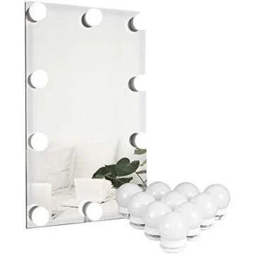 Vanity lighted mirror