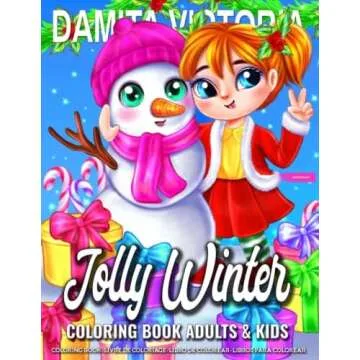 Christmas and Winter Coloring Books