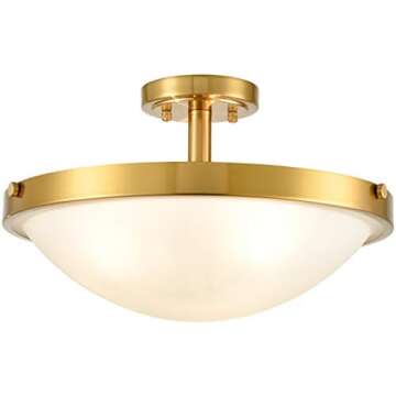 Semi Flush Mount light fixture