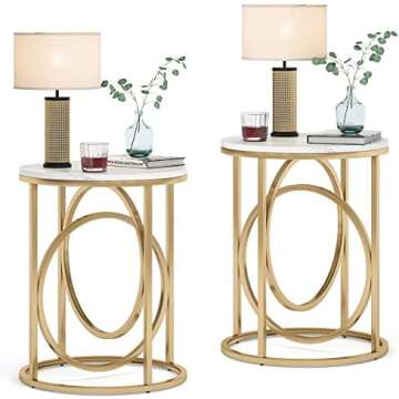 Gold accent home decor