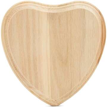 Embossed Wood Heart
