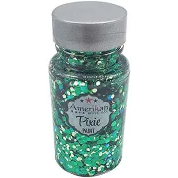 Glitter setup and supplies