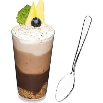 Shot Glass Dessert Cups, Jars & Containers