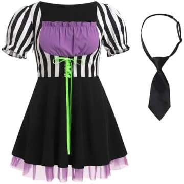 Women’s Beetlejuice Costume Concept | Halloween 2024