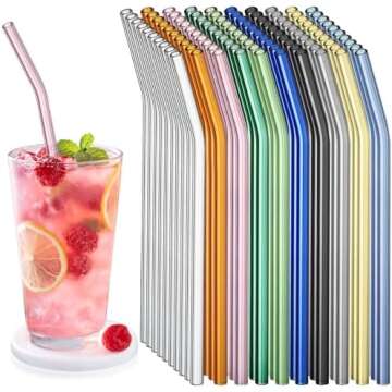 Libbey Cups Doopes | Lids | Glass Straws!