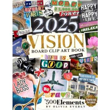 Vision Board Supplies and Journals