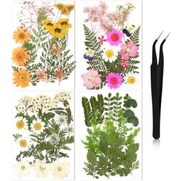 Pressed floral pumpkin