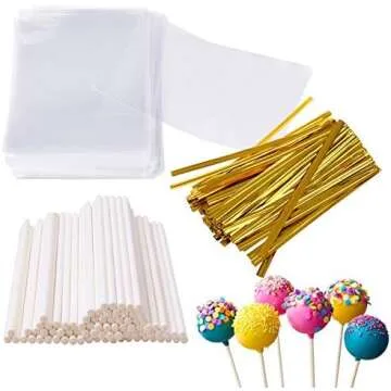 Lollipop sticks & warppers