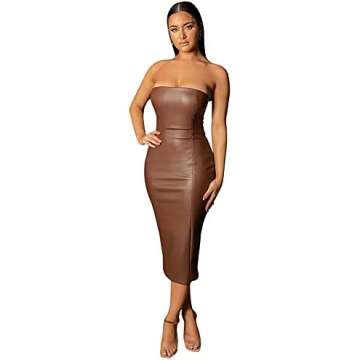 Leather dresses video
