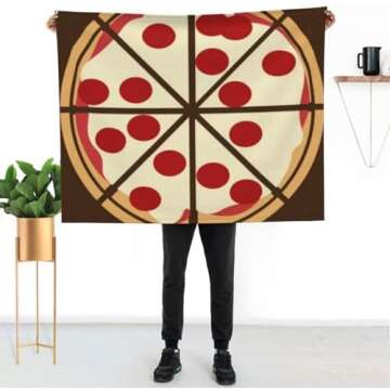 Pizza shape Blankets
