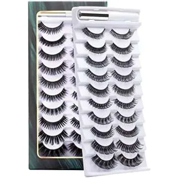 Lashes and lash glue