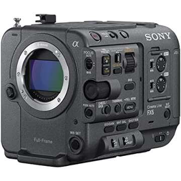 Sony Cinema Camera Lineup Available on Amazon