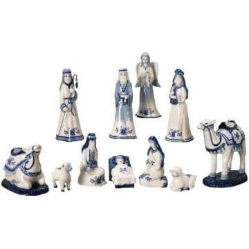 Blue and white Christmas