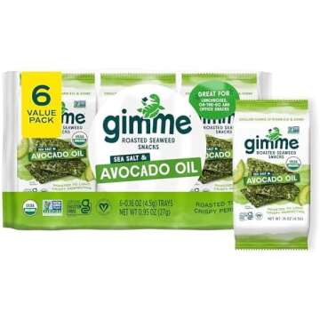 Korean Seasoned Seaweed Snacks💚