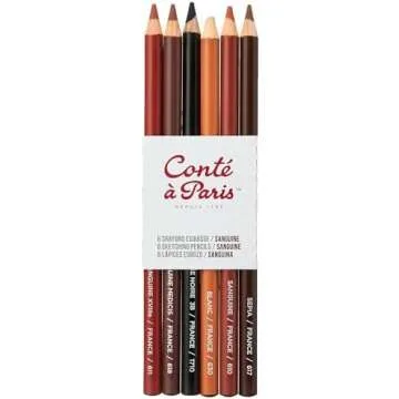 Conté | Colored Pencil +